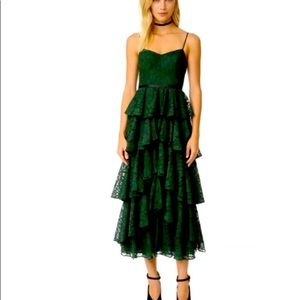 Cynthia Rowley Emerald Lace Dress